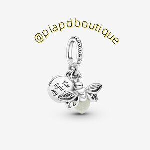Pandora Glow-in-the-dark Firefly Dangle Charm